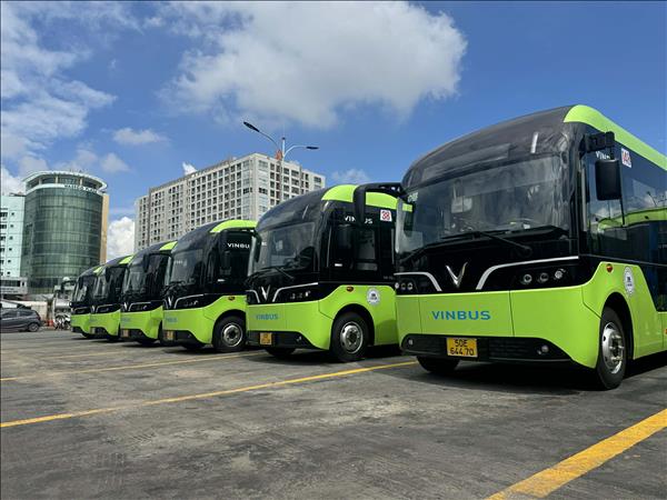 TP. Hồ Chí Minh có thêm 169 xe buýt điện trên 9 tuyến từ ngày 1/3