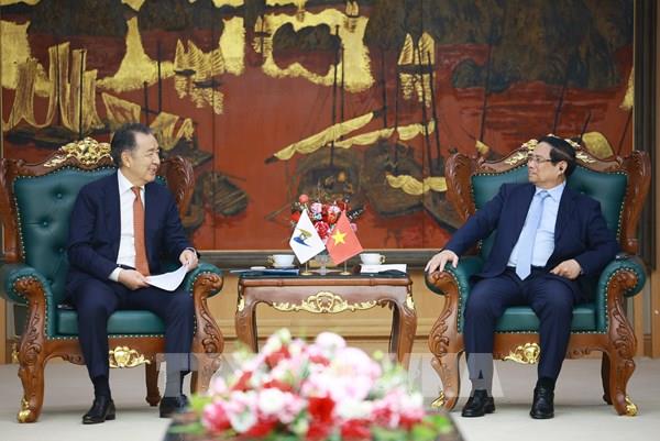 Thủ tướng Phạm Minh Chính tiếp Chủ tịch Hội đồng Ủy ban Kinh tế Á-Âu