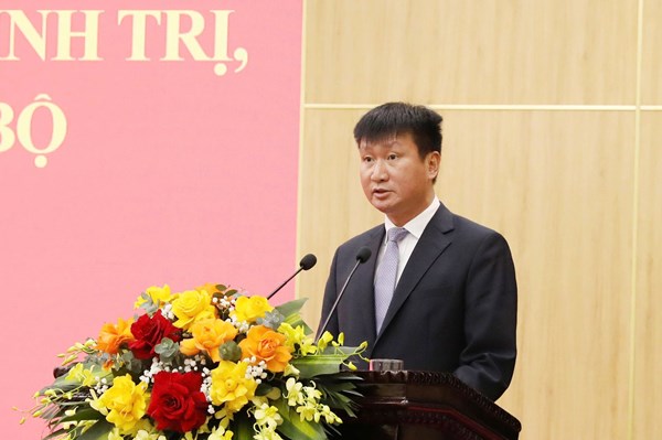 Đồng chí Trần Huy Tuấn giữ chức Bí thư Tỉnh ủy Ninh Bình