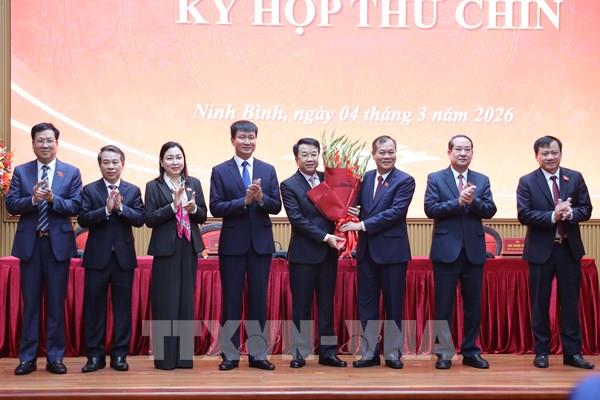 Ông Nguyễn Thanh Bình được bầu giữ chức Chủ tịch UBND tỉnh Ninh Bình