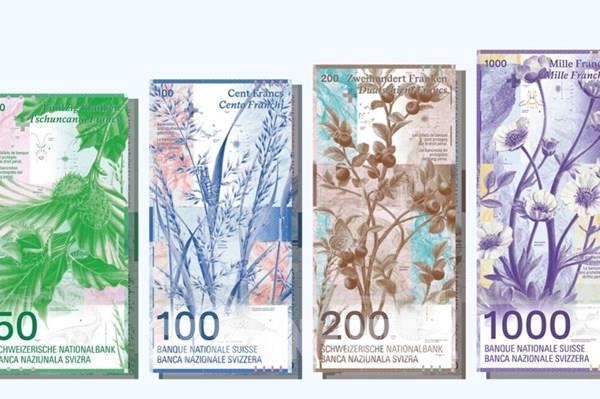 Ngân hàng Quốc gia Thụy Sĩ nghiên cứu tiền giấy mới