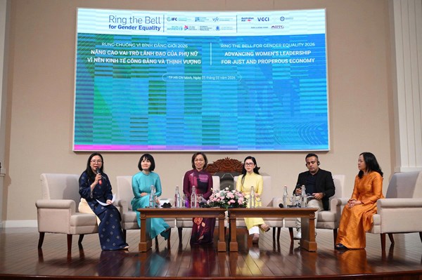 Rung chuông vì Bình đẳng giới 2026 trong các hoạt động phát triển kinh tế