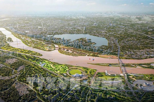 Hà Nội giao 18 xã, phường bồi thường, tái định cư cho dự án Trục đại lộ cảnh quan sông Hồng