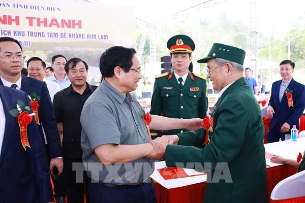 Thủ tướng Phạm Minh Chính dự khánh thành tôn tạo di tích đề kháng Him Lam