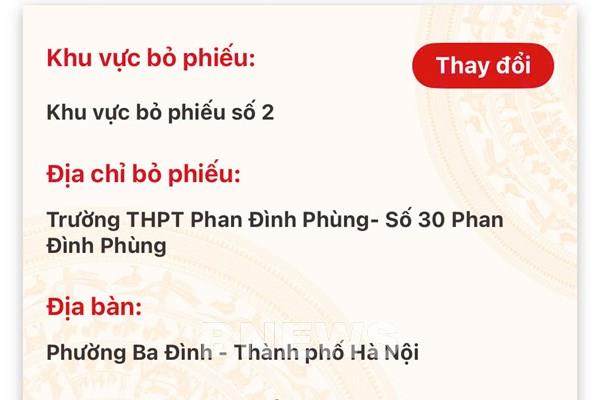 Hướng dẫn người dân sử dụng VNeID để hỗ trợ bầu cử Quốc hội