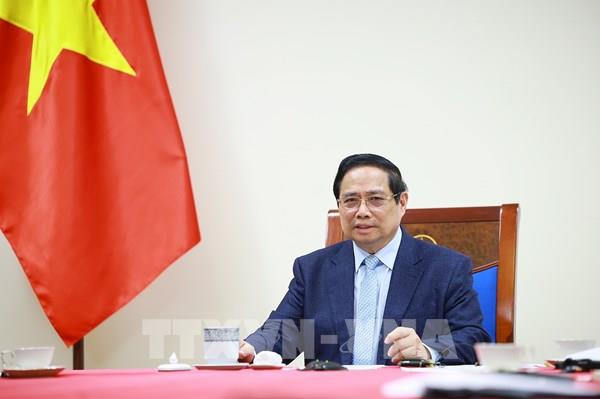 Thủ tướng Phạm Minh Chính điện đàm với Thủ tướng Nhà nước Kuwait