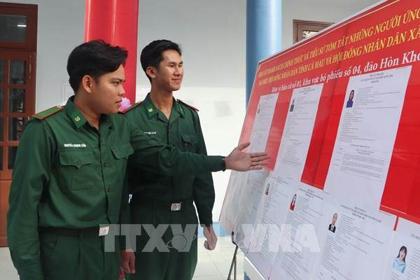 Cử tri đảo Hòn Khoai sẵn sàng cho ngày bầu cử sớm