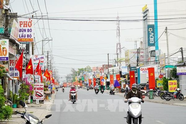 An Giang rực rỡ cờ hoa chào ngày hội bầu cử