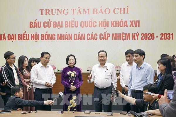 Chủ tịch Quốc hội Trần Thanh Mẫn: Thông tin bầu cử được truyền tải nhanh chóng, chính xác, an toàn