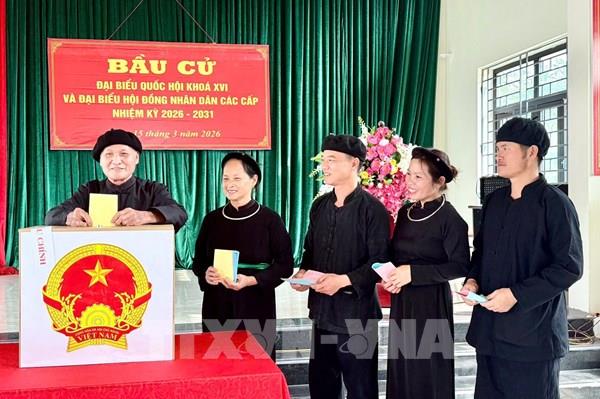 Bỏ phiếu bầu cử diễn ra liên tục từ 7 giờ đến 19 giờ