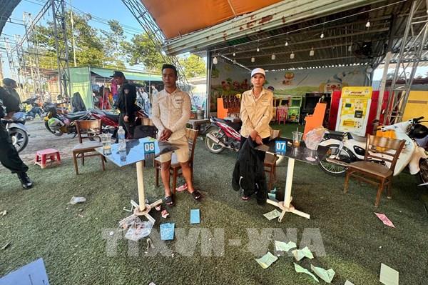 Khởi tố các đối tượng dàn dựng trò chơi bốc thăm trúng thưởng để lừa đảo