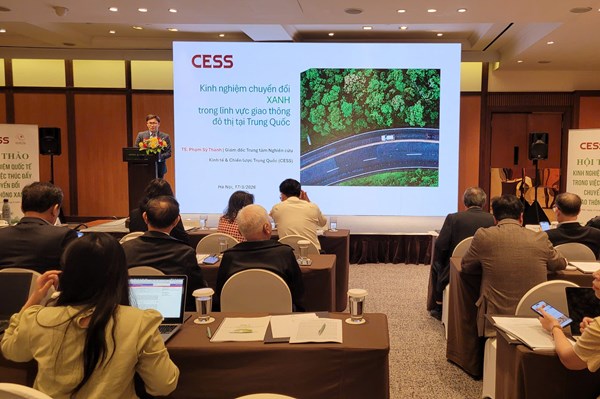 Chia sẻ kinh nghiệm quốc tế trong việc thúc đẩy chuyển đổi giao thông xanh