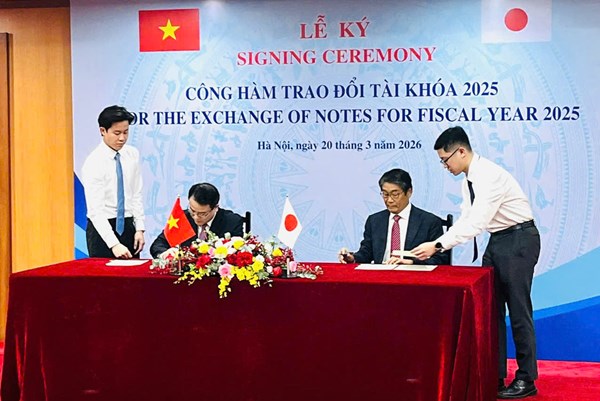 Việt Nam – Nhật Bản ký ba công hàm vay vốn ODA cho chuyển đổi xanh