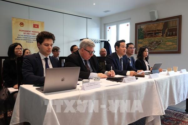 Phái đoàn Việt Nam tại Geneva thảo luận diễn biến mới trong chính sách thuế quan của Mỹ