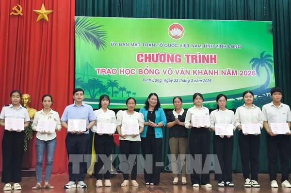Học bổng Võ Văn Khánh lan tỏa giá trị nhân văn bền vững