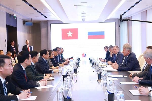 Thủ tướng Phạm Minh Chính làm việc, thúc đẩy các dự án khí LNG với Nga