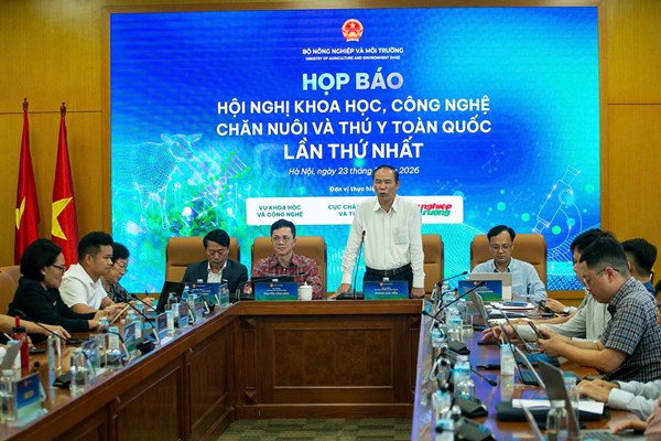 Lần đầu tiên tổ chức hội nghị khoa học công nghệ chăn nuôi và thú y quy mô quốc gia