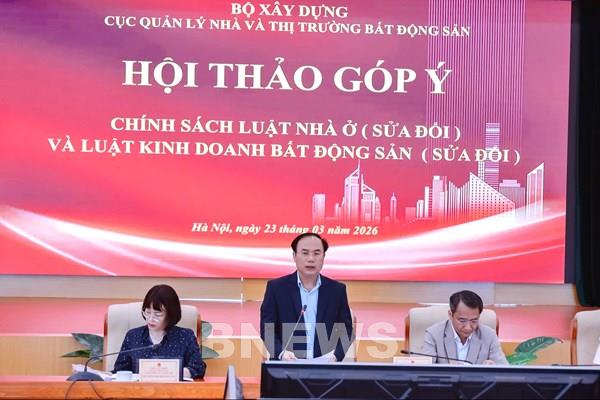 Sửa luật để gỡ “điểm nghẽn” thị trường bất động sản