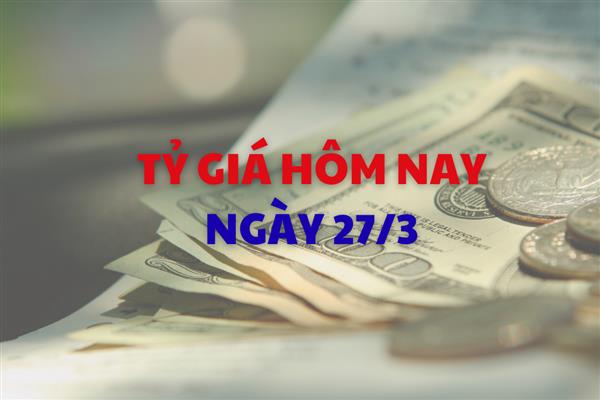 Tỷ giá hôm nay 27/3: USD và NDT diễn biến trái chiều