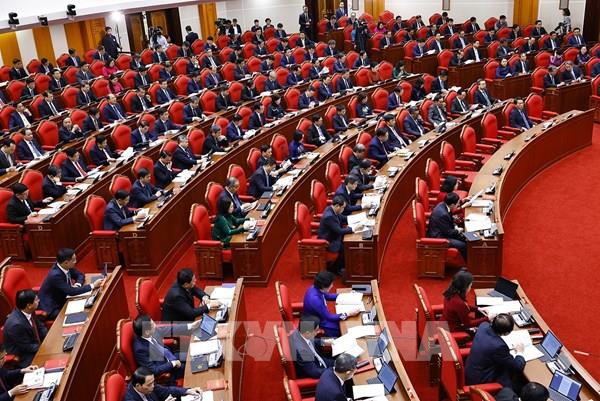 Thông cáo báo chí về ngày làm việc thứ hai Hội nghị Trung ương 2 khoá XIV