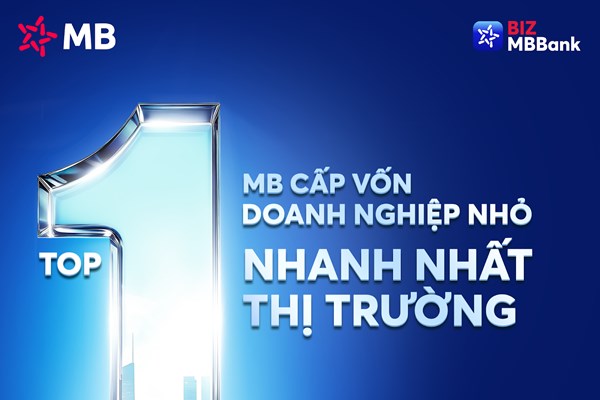 MB có tốc độ cho vay doanh nghiệp nhỏ nhanh nhất thị trường
