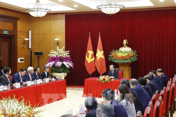 Tổng Bí thư Tô Lâm tiếp lãnh đạo một số tập đoàn quốc tế