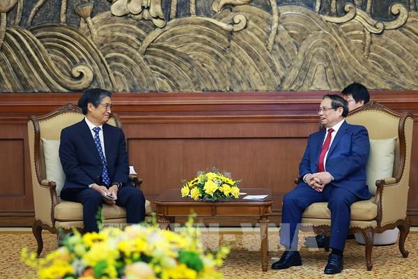 Thủ tướng Phạm Minh Chính tiếp Đại sứ Nhật Bản tại Việt Nam