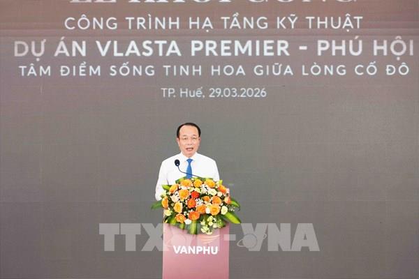 Khởi công dự án bất động sản vốn đầu tư 1.192 tỷ đồng ở trung tâm thành phố Huế