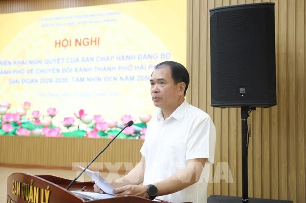Hải Phòng thúc đẩy chuyển đổi xanh, nâng sức cạnh tranh