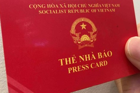 Gia hạn sử dụng Thẻ nhà báo kỳ hạn 2021-2025 đến hết ngày 30/6/2026