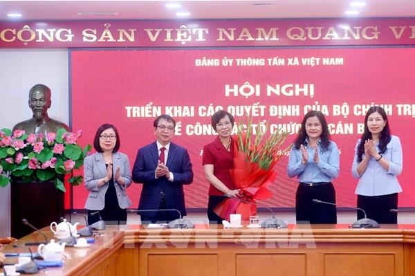 Hội nghị Đảng ủy TTXVN triển khai các Quyết định của Bộ Chính trị về công tác tổ chức và cán bộ