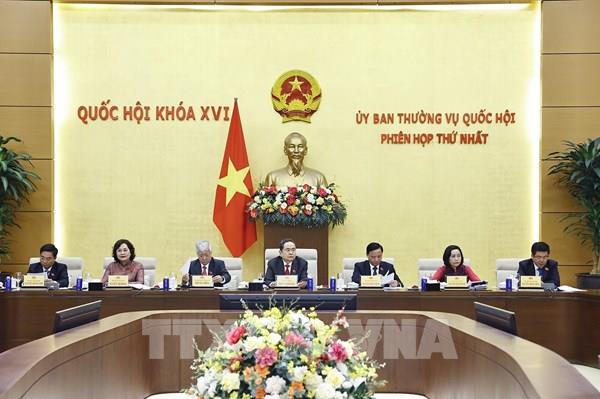 Chủ tịch Quốc hội Trần Thanh Mẫn chủ trì Phiên họp thứ nhất, Ủy ban Thường vụ Quốc hội khóa XVI