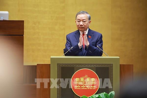 Phát biểu nhậm chức của Tổng Bí thư, Chủ tịch nước Tô Lâm