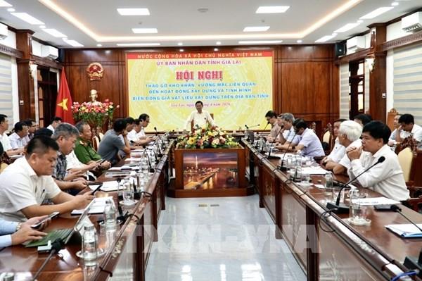 Gia Lai khẩn cấp gỡ khó cho ngành xây dựng khi giá vật liệu leo thang