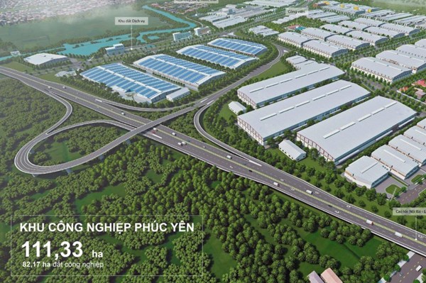  Khởi công Khu công nghiệp Phúc Yên gần 2.000 tỷ đồng