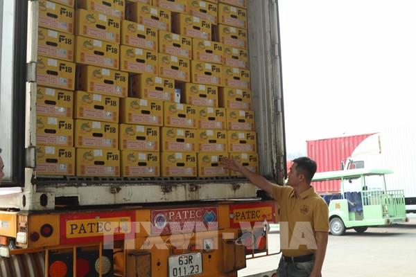 Xuất khẩu lô sầu riêng đầu tiên theo “luồng xanh” qua cửa khẩu Hữu Nghị