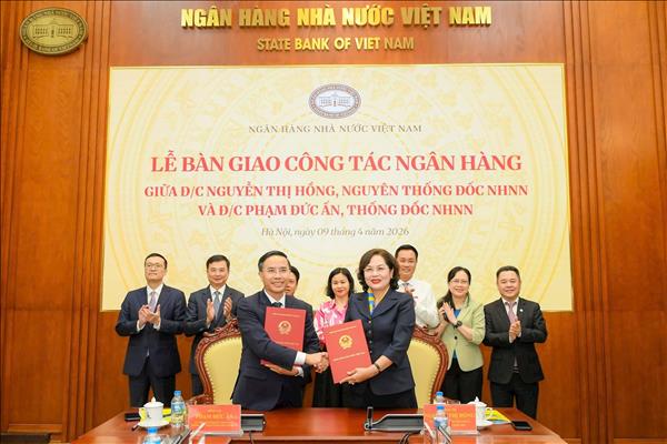 Ngân hàng Nhà nước Việt Nam tổ chức Lễ bàn giao công tác ngân hàng