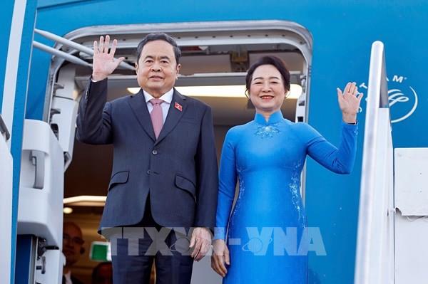 Chủ tịch Quốc hội Trần Thanh Mẫn bắt đầu thăm chính thức Cộng hòa Italy