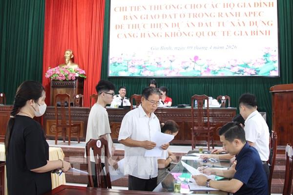 Gia hạn mức thưởng 150 triệu đồng giải phóng mặt bằng sân bay Gia Bình