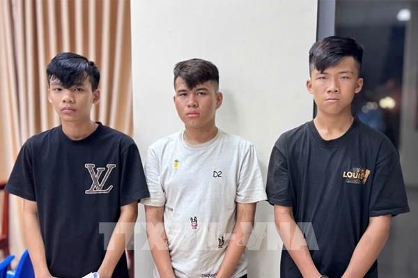 Tạm giữ hình sự nhóm thanh, thiếu niên thực hiện nhiều vụ cướp tài sản