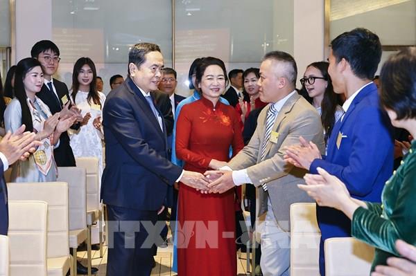 Chủ tịch Quốc hội Trần Thanh Mẫn gặp gỡ cộng đồng người Việt Nam tại Italy