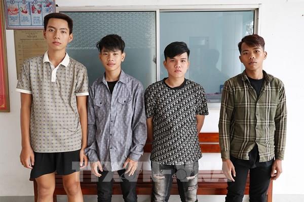 Bắt giữ nhóm đối tượng gây ra vụ cướp trên Quốc lộ 80B