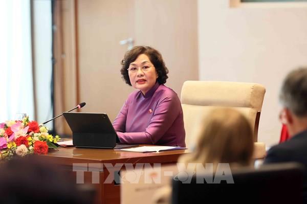 Phó Chủ tịch Quốc hội Nguyễn Thị Hồng tiếp Hội đồng Kinh doanh Hoa Kỳ - ASEAN