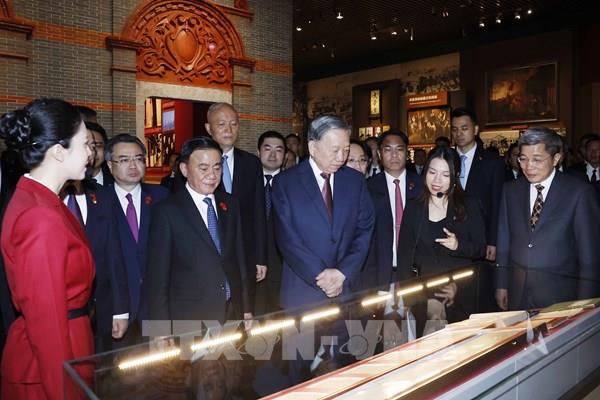 Tổng Bí thư, Chủ tịch nước Tô Lâm thăm Bảo tàng Lịch sử Đảng Cộng sản Trung Quốc