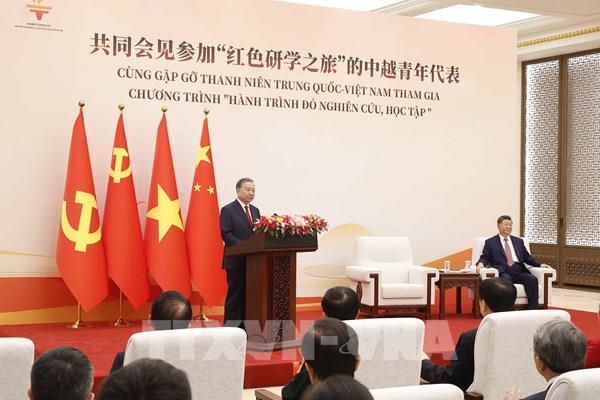 Phát biểu của Tổng Bí thư, Chủ tịch nước Tô Lâm tại gặp gỡ hữu nghị thế hệ trẻ Việt Nam - Trung Quốc