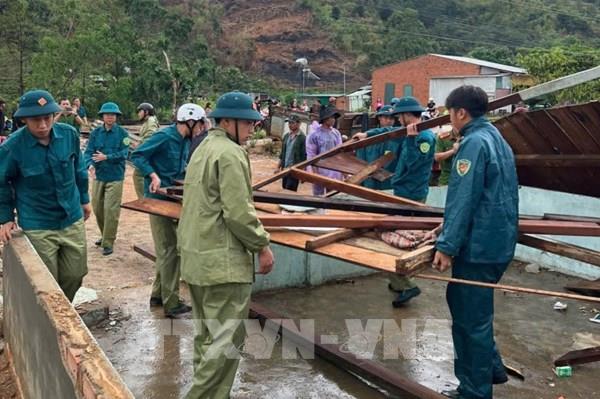 Lâm Đồng: Mưa dông khiến nhiều nhà dân bị sập, tốc mái
