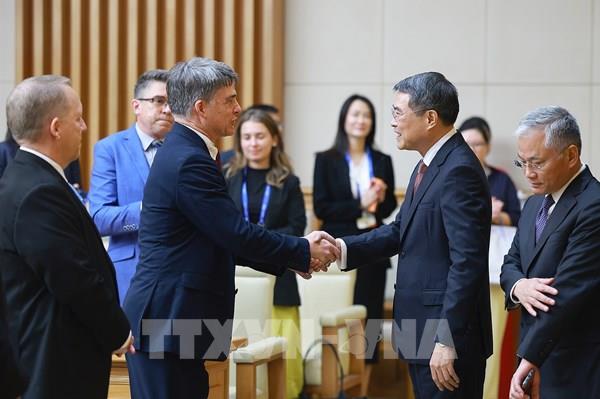 Thủ tướng Lê Minh Hưng làm việc với Đoàn 52 doanh nghiệp hàng đầu Hoa Kỳ