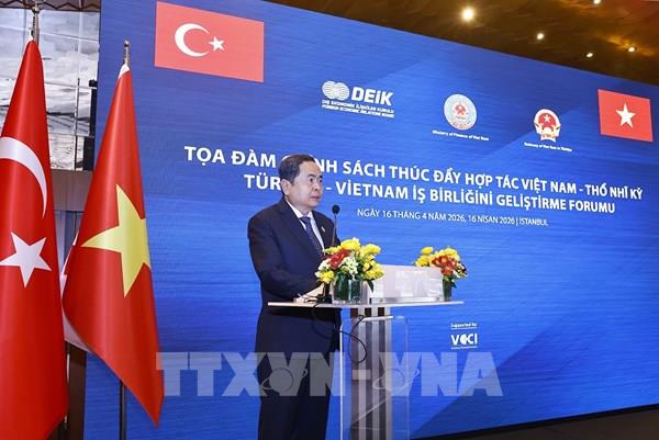 Chủ tịch Quốc hội Trần Thanh Mẫn dự Tọa đàm chính sách thúc đẩy hợp tác Việt Nam - Thổ Nhĩ Kỳ