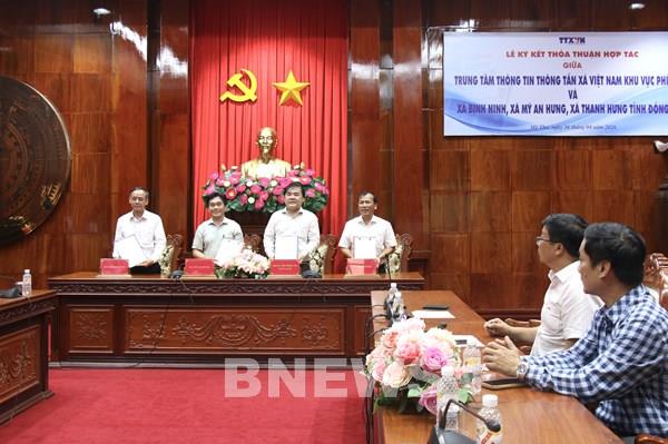 Tăng cường hợp tác truyền thông giữa TTXVN và các xã ở Đồng Tháp