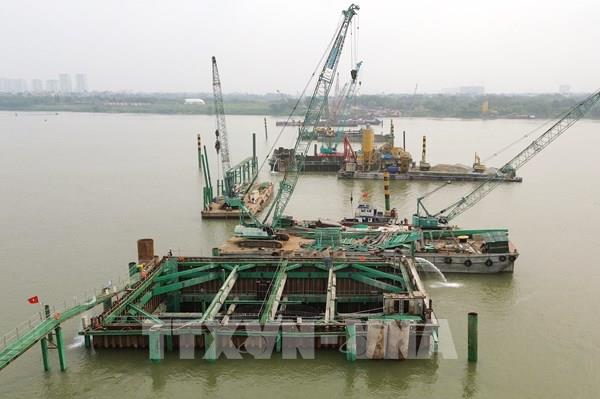 Hà Nội: Dự án cầu Trần Hưng Đạo tăng tốc quyết tâm về đích đúng kế hoạch